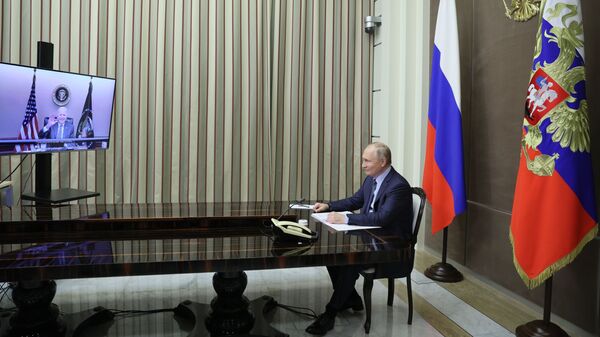 Переговоры президента РФ В. Путина и президента США Дж. Байдена - 俄罗斯卫星通讯社