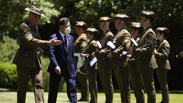 South Korean President Moon Jae-in - 俄羅斯衛星通訊社