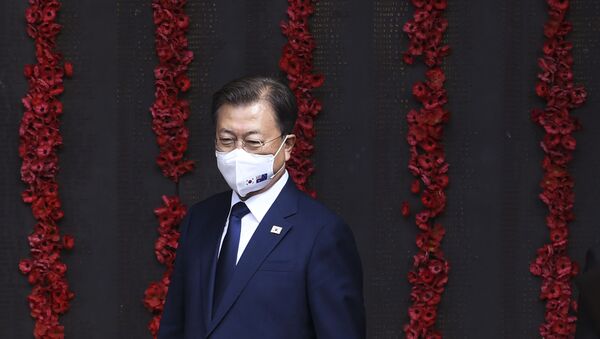 South Korean President Moon Jae-in - 俄羅斯衛星通訊社