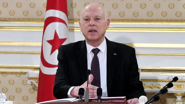 Президент Туниса Каис Саид - 俄罗斯卫星通讯社