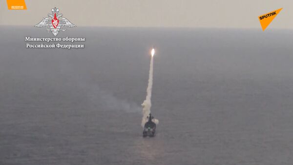 俄海軍在日本海試射新型反潛導彈 - 俄羅斯衛星通訊社