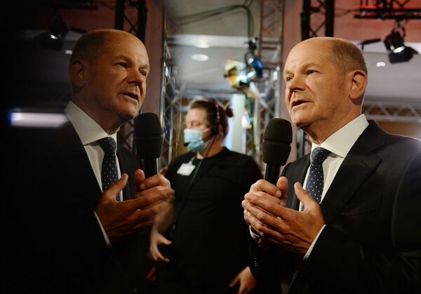 社民黨德國總理候選人奧拉夫•肖爾茨。 社民黨德國總理候選人奧拉夫•肖爾茨。 - 俄羅斯衛星通訊社