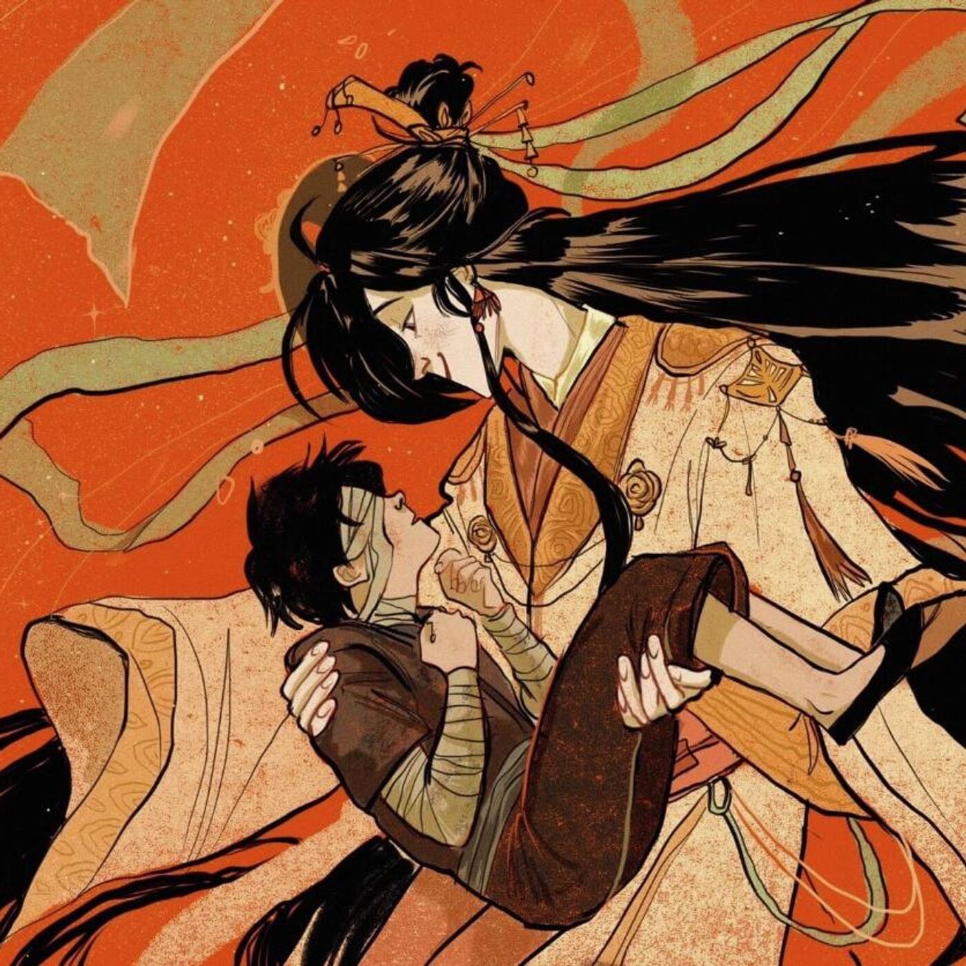 天官赐福 墨香铜臭著　簡体字版 天官赐福叁墨香铜臭著天官赐福3 漫画实体书墨香铜臭小说正版: 墨