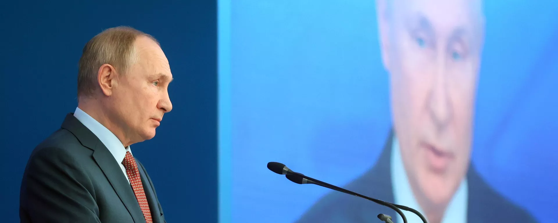 Президент РФ В. Путин принял участие в работе XXX съезда РСПП - 俄羅斯衛星通訊社, 1920, 23.12.2021