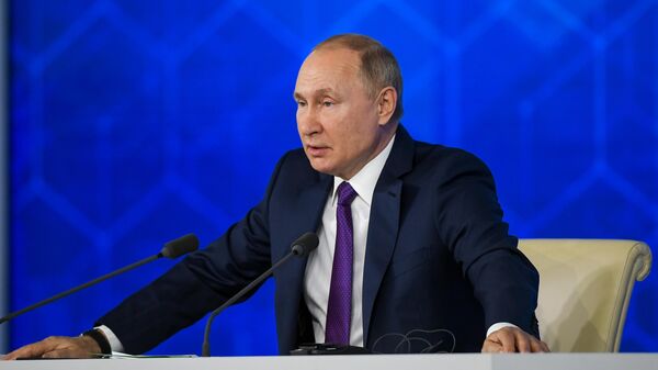 俄罗斯总统普京的年度记者会 - 俄罗斯卫星通讯社