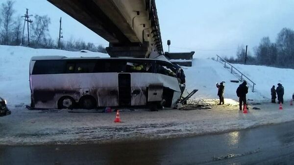 俄罗斯梁赞州巴士撞桥墩事故受伤人数升至21人 - 俄罗斯卫星通讯社