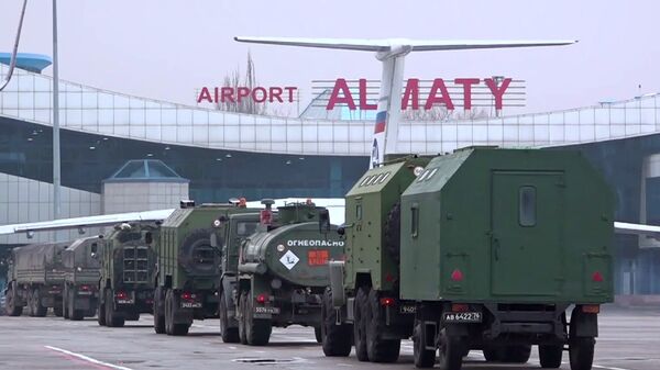 最后4架载有维和部队军人和负责人的飞机从哈萨克斯坦起飞前往俄罗斯 - 俄罗斯卫星通讯社