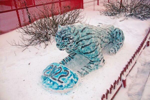 В петербургских колониях провели конкурс по созданию снежных скульптур
 - 俄罗斯卫星通讯社