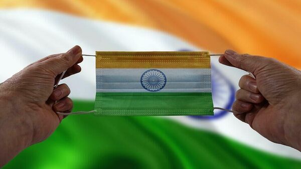 印度國旗口罩 - 俄羅斯衛星通訊社