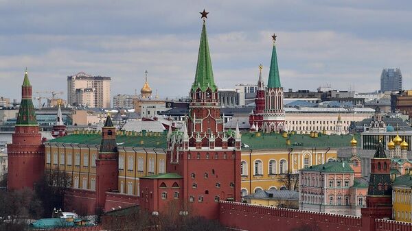 Троицкая башня Кремль Москва - 俄罗斯卫星通讯社