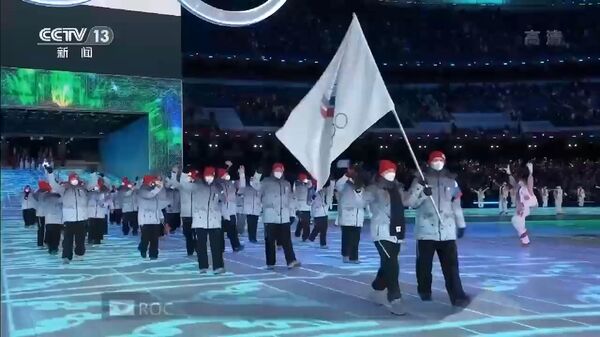 CCTV播放了普京在俄罗斯运动员出现在奥运会开幕式上时的举动 - 俄罗斯卫星通讯社