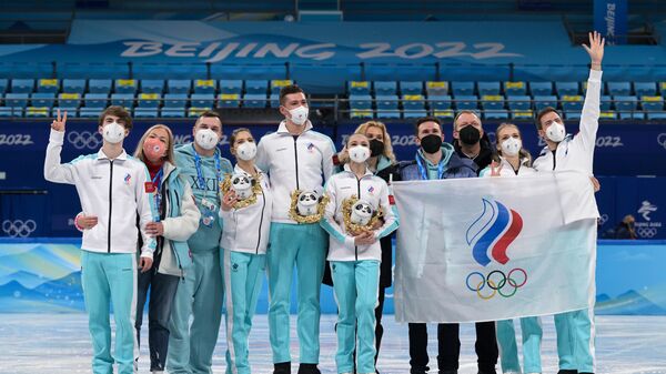  俄罗斯选手赢得团体花滑比赛冠军 - 俄罗斯卫星通讯社