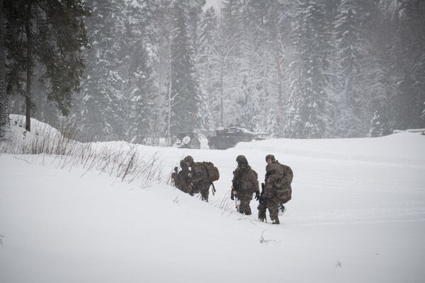 法军人员在爱沙尼亚塔帕军营参加军演。 - 俄罗斯卫星通讯社