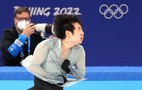 中国花样滑冰运动员金博洋在冰场比赛。 - 俄罗斯卫星通讯社