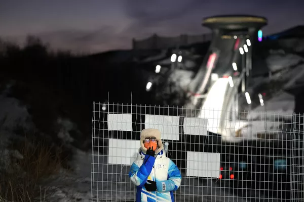2022年北京冬奧會張家口國家跳台滑雪中心。 2022年北京冬奧會張家口國家跳台滑雪中心。 - 俄羅斯衛星通訊社
