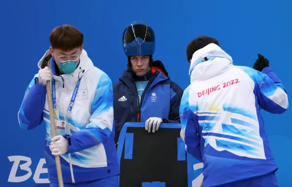 英國鋼架雪車運動員馬特·韋斯頓。 - 俄羅斯衛星通訊社