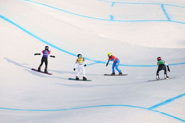 北京冬奥会的单板滑雪比赛现场。 - 俄罗斯卫星通讯社