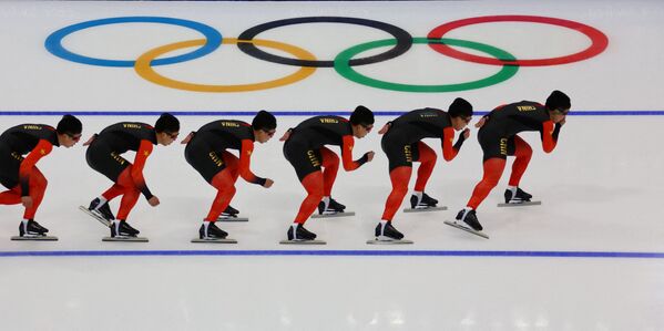 2022年北京冬奥会的速度滑冰比赛现场。 - 俄罗斯卫星通讯社