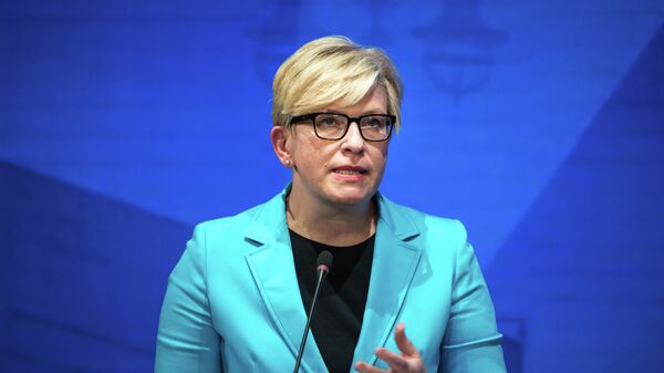 Lithuania's Prime Minister Ingrida Simonyte - 俄羅斯衛星通訊社