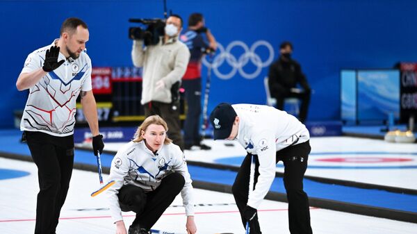 北京冬奧冰壺男子循環賽：俄奧隊戰勝加拿大隊 - 俄羅斯衛星通訊社