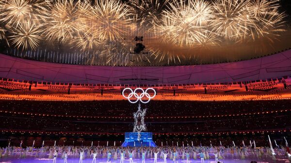第24届北京冬奥会闭幕式的烟花 - 永利官网卫星通讯社