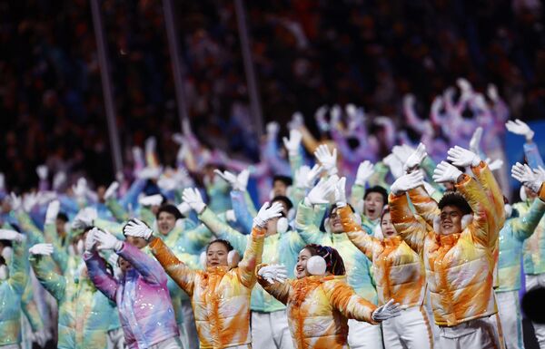第24屆北京冬季奧運會閉幕式的演出。 - 俄羅斯衛星通訊社