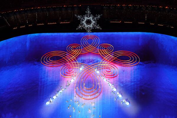 第24屆北京冬季奧運會閉幕式演出。 - 俄羅斯衛星通訊社