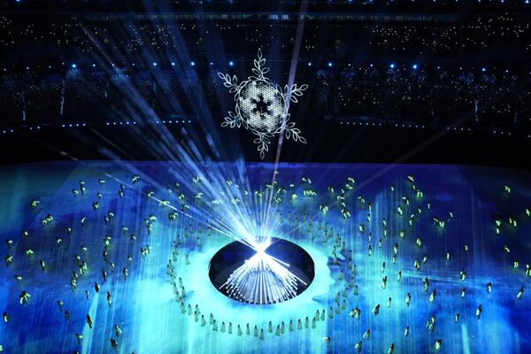 第24屆北京冬季奧運會閉幕式演出。 - 俄羅斯衛星通訊社