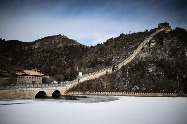 居庸关长城的星往详尽雪景。 - 俄罗斯卫星通讯社