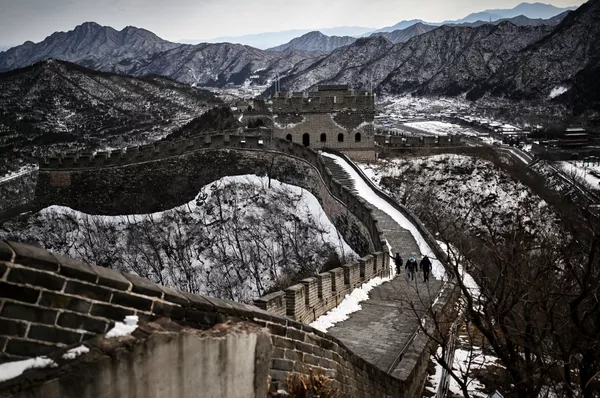 居庸关长城的详尽雪景。 - 俄罗斯卫星通讯社