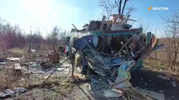 俄羅斯羅斯托夫州邊檢站遭烏克蘭炮擊損毀 - 俄羅斯衛星通訊社