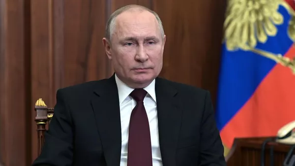 Обращение президента РФ В. Путина - 俄罗斯卫星通讯社