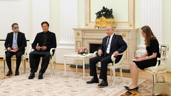 普京和巴基斯坦总理讨论双边关系 - 俄罗斯卫星通讯社