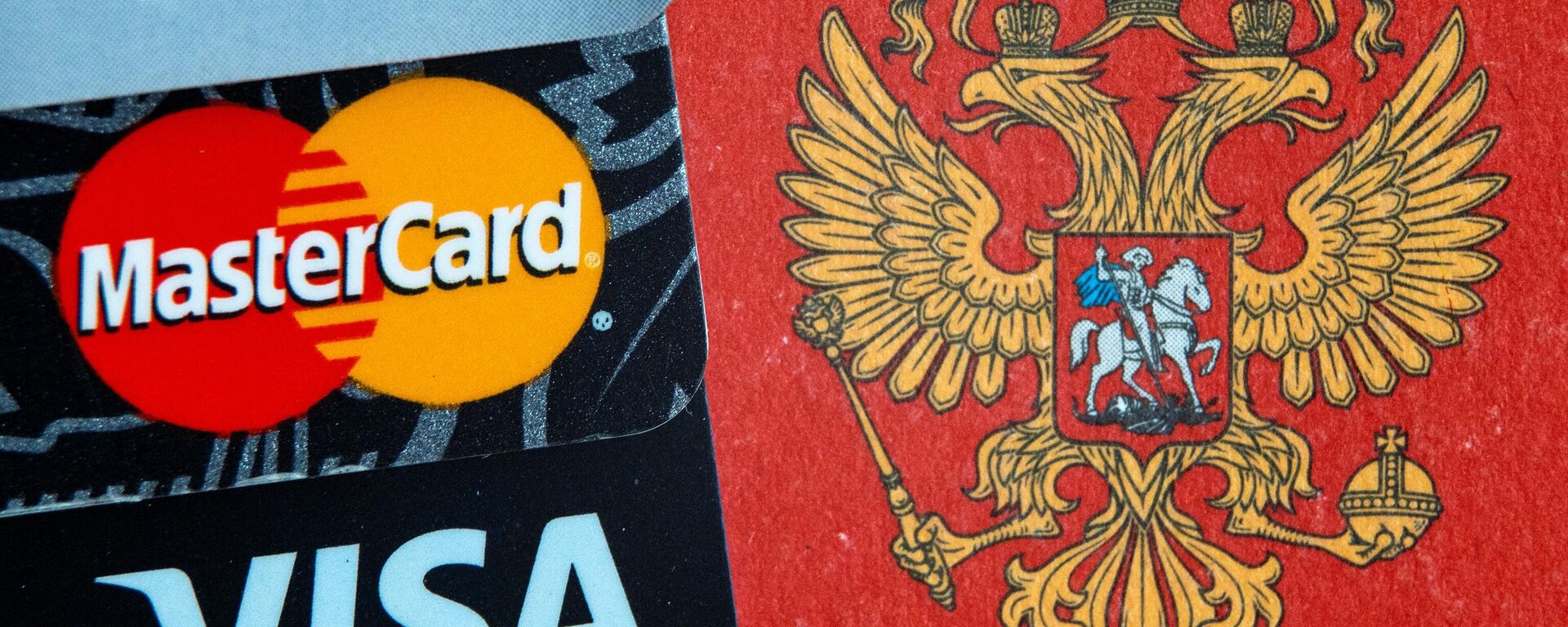 Visa和Mastercard的銀行卡 - 俄羅斯衛星通訊社, 1920, 06.03.2022
