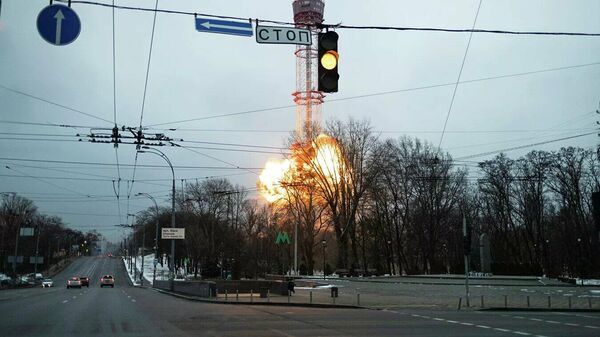 烏克蘭媒體稱基輔電視塔所在地區發生兩起爆炸 - 俄羅斯衛星通訊社