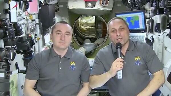 俄宇航员们从国际空间站送来妇女节祝福 - 俄罗斯卫星通讯社