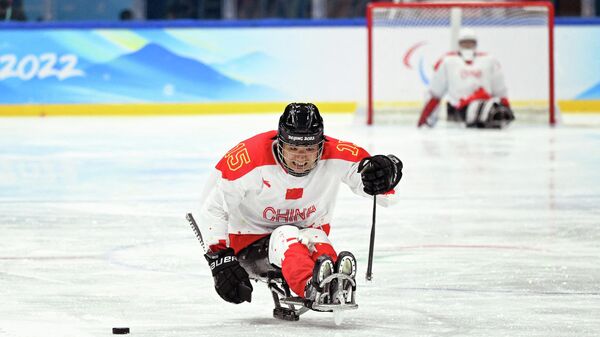 中国残奥冰球队员宋晓栋 - 俄罗斯卫星通讯社