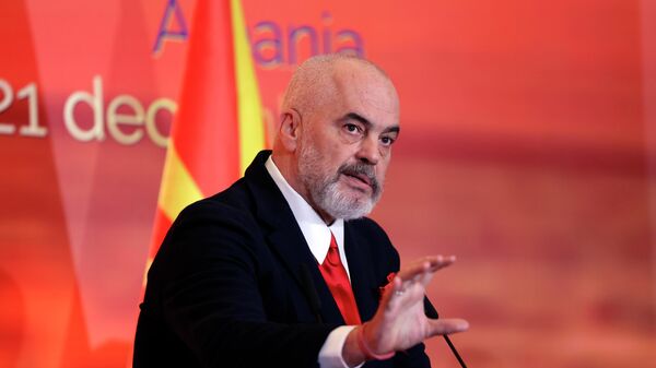 阿爾巴尼亞總理埃迪·拉馬 - 俄羅斯衛星通訊社