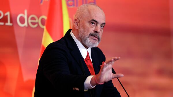 阿爾巴尼亞總理埃迪•拉馬 - 俄羅斯衛星通訊社