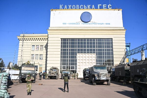 赫爾松州的卡霍夫卡水電站，是俄羅斯軍隊佔領的最重要的戰略設施。 - 俄羅斯衛星通訊社