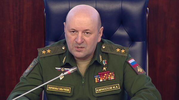 俄羅斯輻射、化學和生物防護部隊司令伊戈爾•基里洛夫 - 俄羅斯衛星通訊社