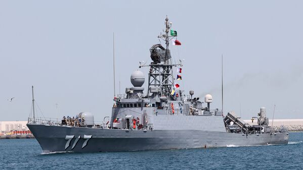 沙特海軍艦隻參加2022年多哈國際海事防務展。 - 俄羅斯衛星通訊社