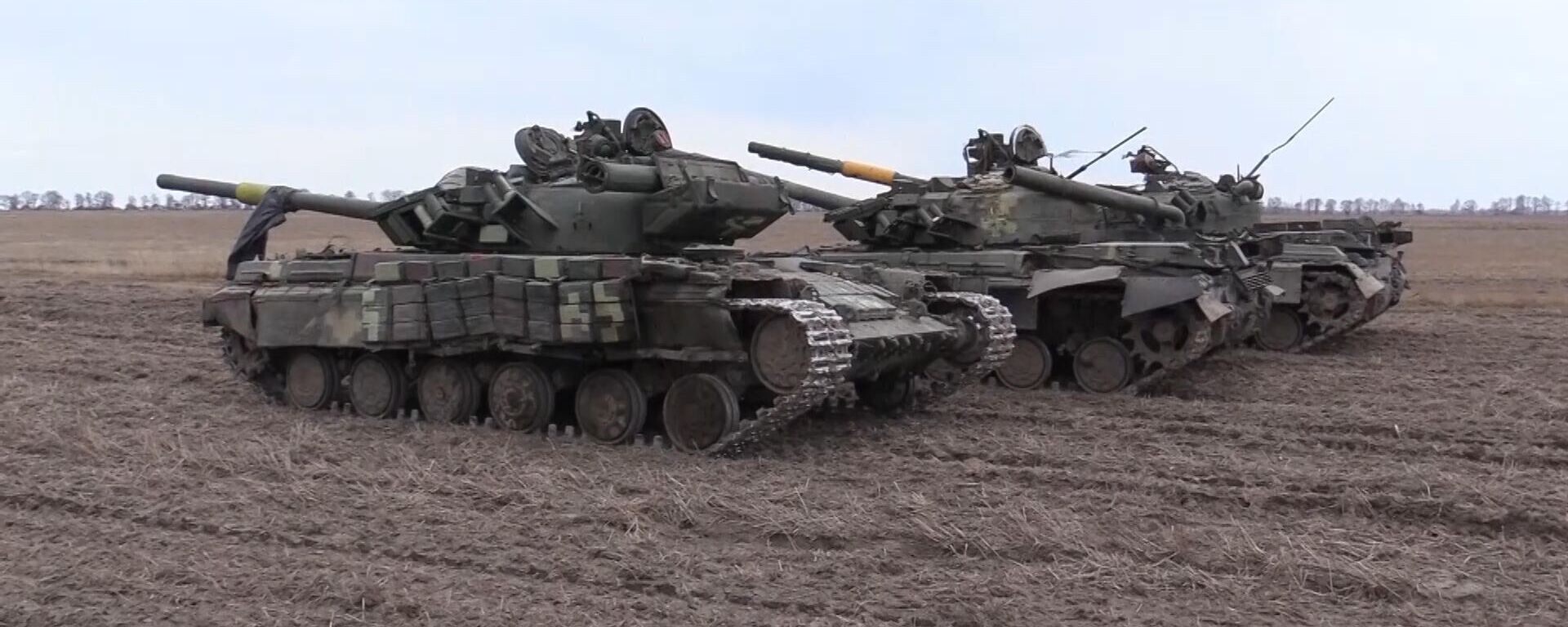 俄羅斯特種部隊截獲一批烏軍升級改裝版T-64坦克 - 俄羅斯衛星通訊社, 1920, 01.04.2022