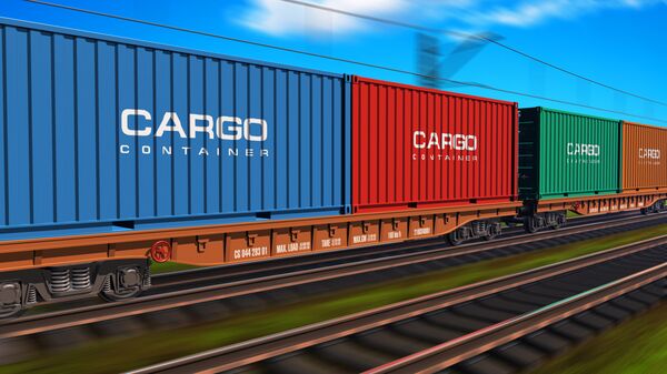 集裝箱班列 - 俄羅斯衛星通訊社