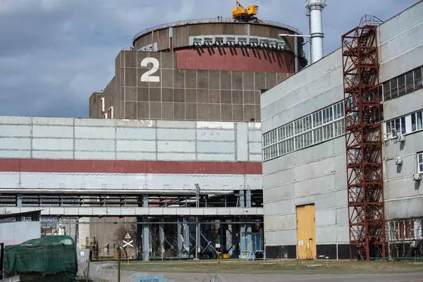 扎波羅熱核電站裡的2號發電機組。 - 俄羅斯衛星通訊社