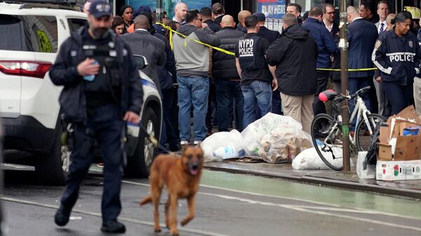 警方在紐約布魯克林區（資料圖片） - 俄羅斯衛星通訊社