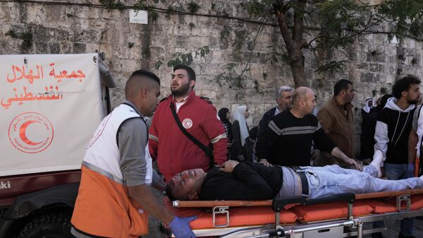 巴勒斯坦紅新月會：近60名巴勒斯坦人在與以色列軍人衝突中受傷 - 俄羅斯衛星通訊社