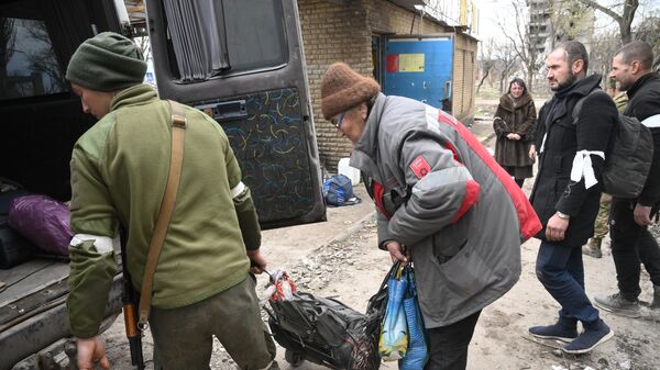 乌克兰武装分子用迫击炮向公民聚集地开火，破坏马里乌波尔的疏散工作 - 俄罗斯卫星通讯社