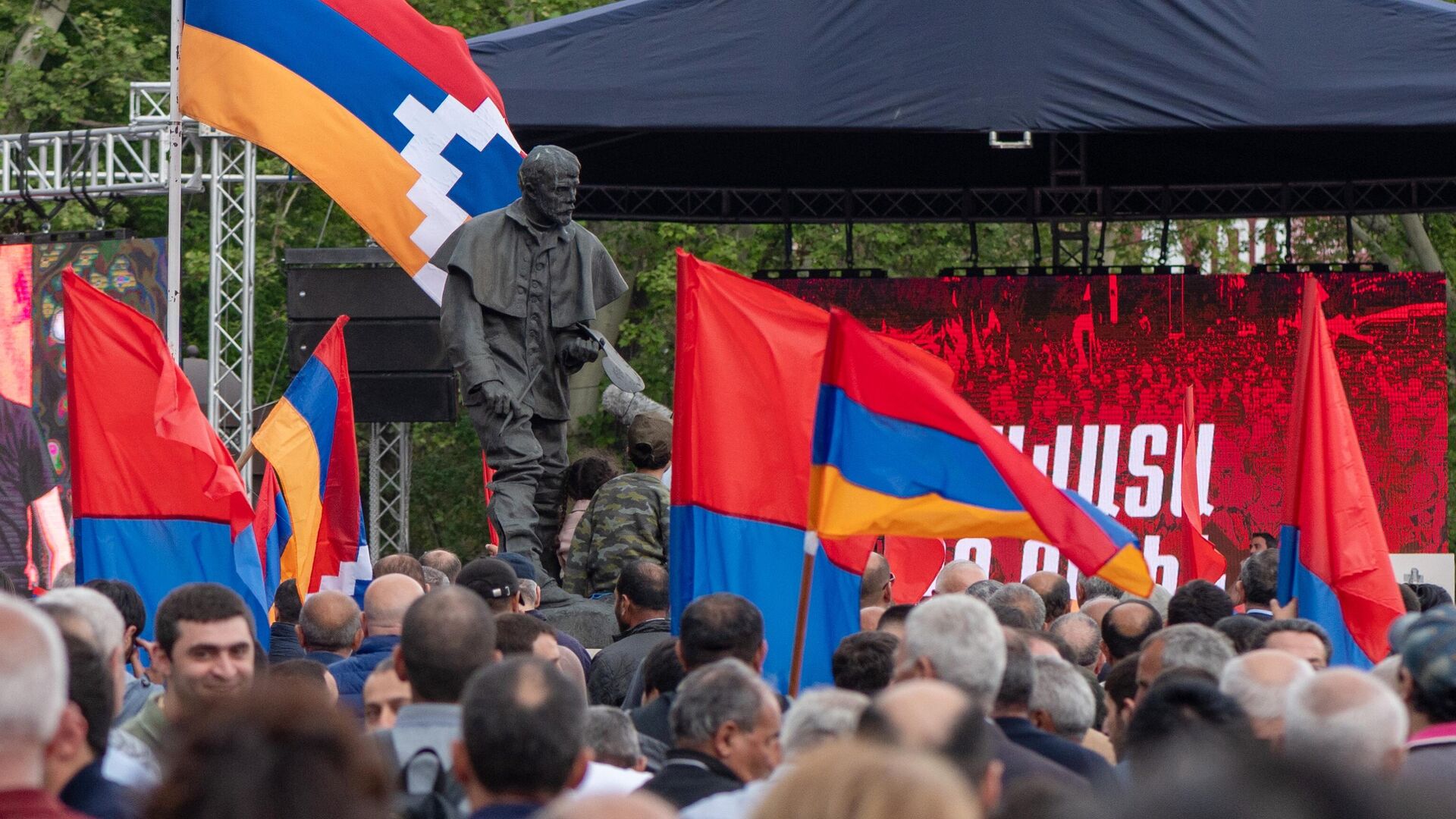 亚美尼亚首都发生多起抗议 18人被拘捕 - 2021年11月22日, 俄罗斯卫星通讯社