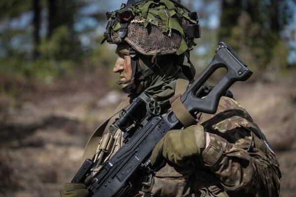 芬蘭尼尼薩洛舉行的“箭鏃-2022”軍事演習。 - 俄羅斯衛星通訊社